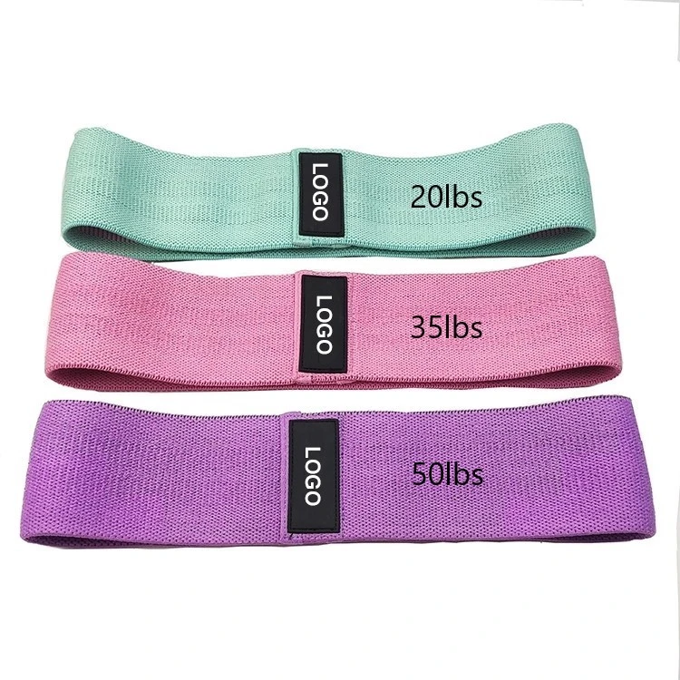 Wholesale Custom Pattern Professional Gym Equipment Resistance Band for Woman Hip Circle Resistance Bands