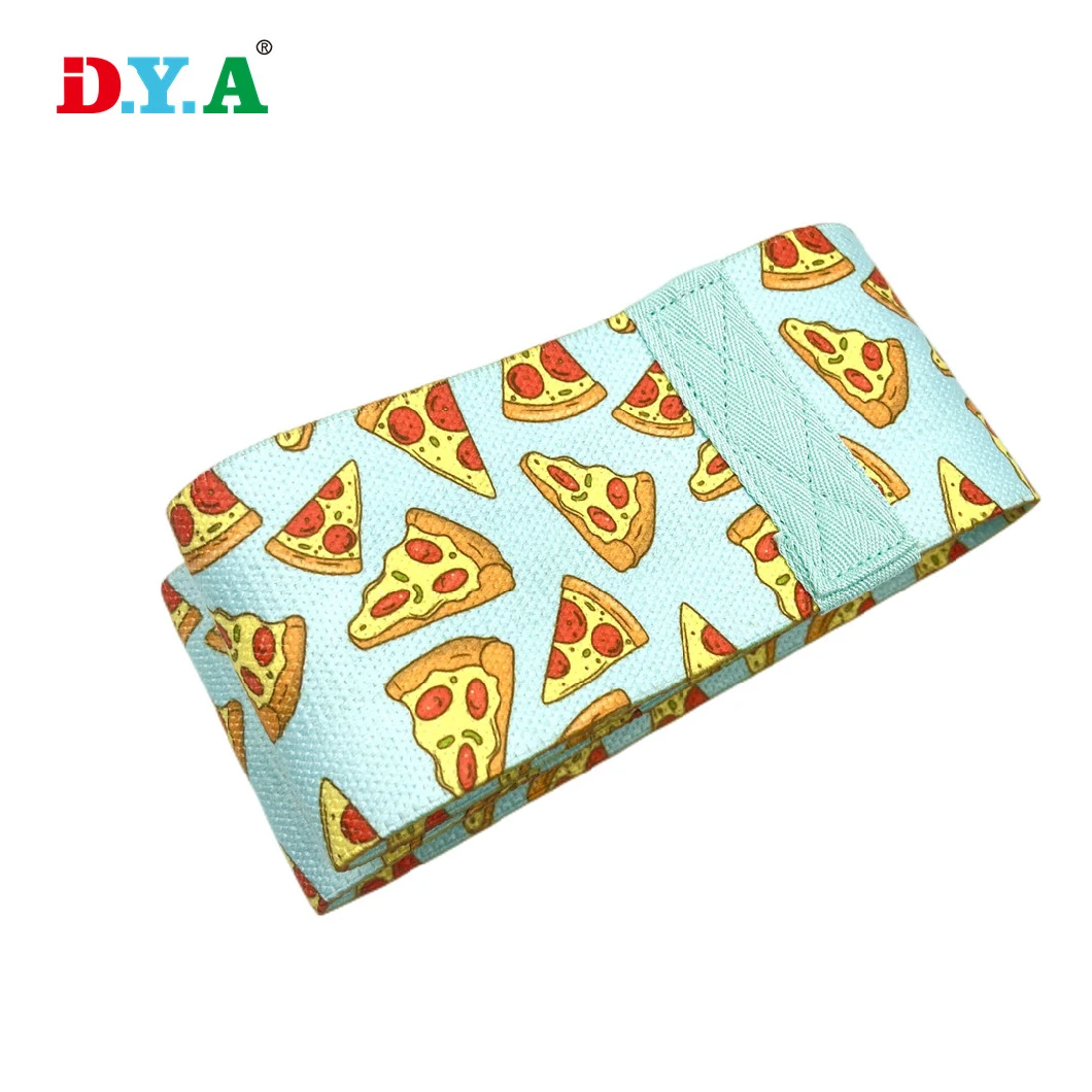 Customized Stretch Hip Bands Fabric Booty Non-Slip Elastic Workout Exercise Resistance Bands for Legs