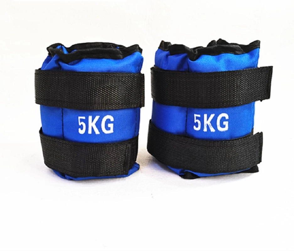 (1kg, 2kg, 3kg, 4kg and 5 kg) 2 PCS Ankle Weights Leg Wrist Sand Bag Weights Strap Resistance Strength Training Equipment for Gym Fitness Yoga Running Wyz17066