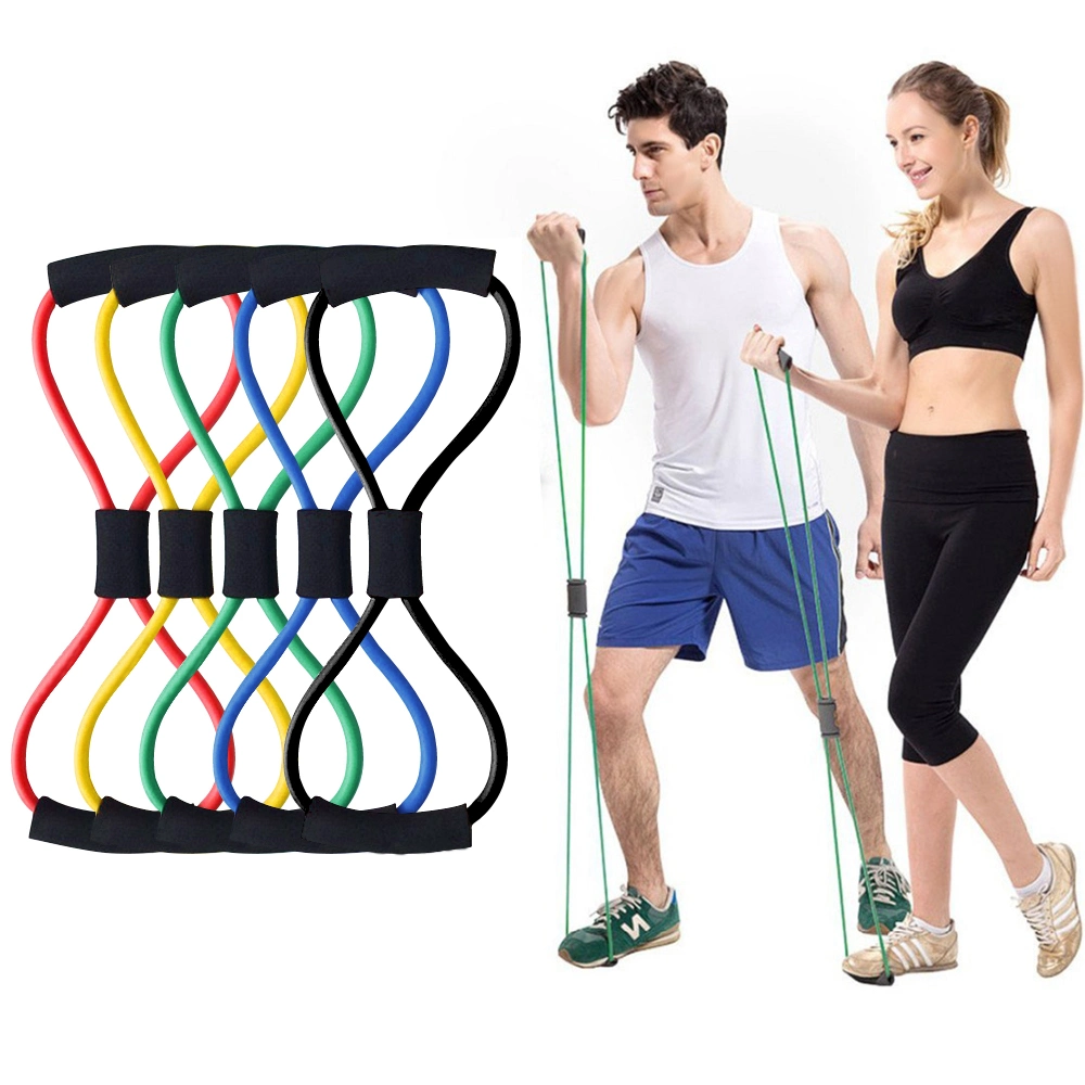 2020 Elastic Pull Ropes Abdominal Exerciser Rower Belly Resistance Band Gym Sport Training Elastic Bands for Fitness Equipment